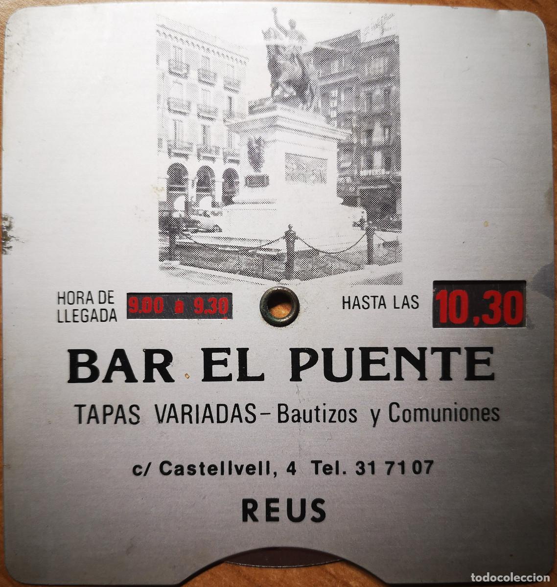 Automobili e Motociclette: RELOJ DE DISCO DE APARCAMIENTO A&Ntilde;OS 70 DE REUS &rdquo;BAR EL PUENTE&rdquo;