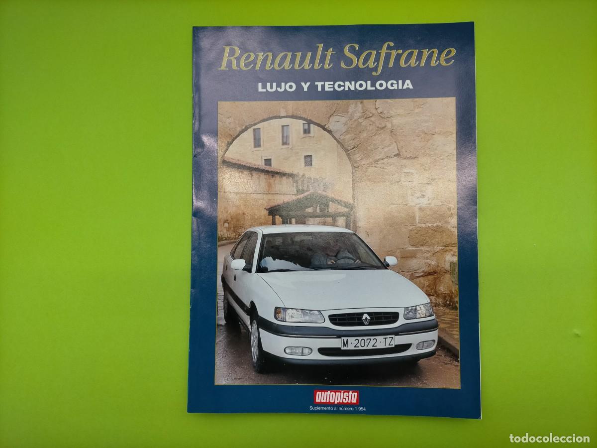Coches y motocicletas: FOLLETO PUBLICITARIO RENAULT SAFRANE - 16 PAGINAS - SIN GRAPAS