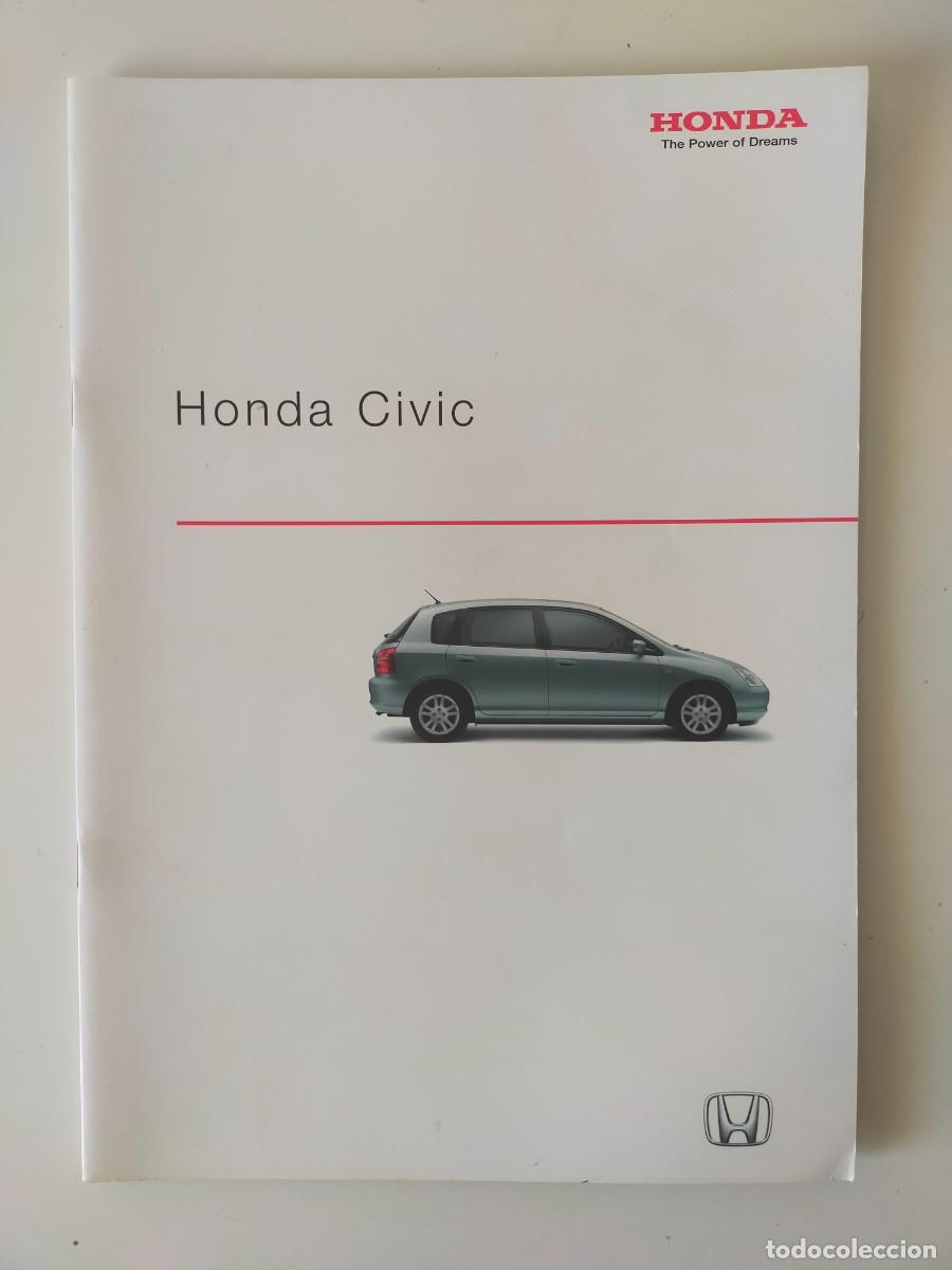 Cars and Motorcycles: HONDA CIVIC - CAT&Aacute;LOGO ORIGINAL - A&Ntilde;O 2001