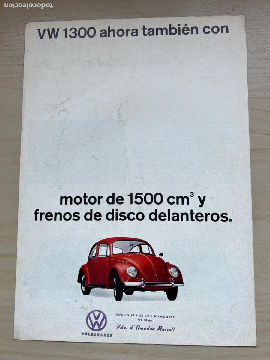 volkswagen 1300 1500 käfer catalogo original 19 - Compra venta en  todocoleccion