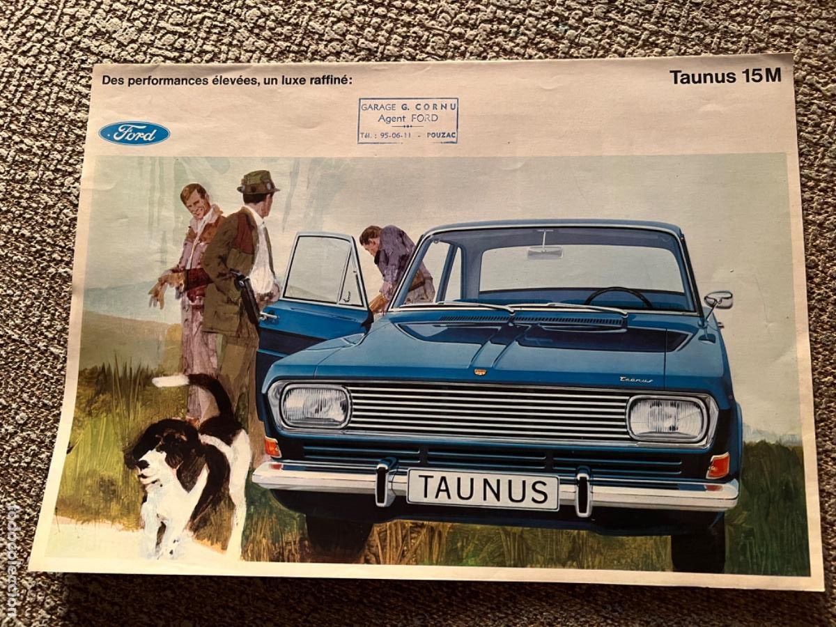 Automobili e Motociclette: FORD TAUNUS 15 M CATALOGO ORIGINAL