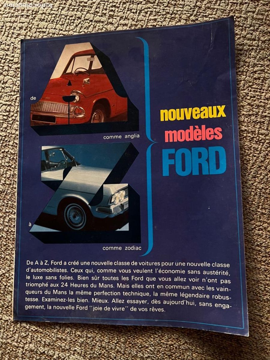 Automobili e Motociclette: FORD NUEVOS MODELOS TAUNUS CATALOGO ORIGINAL