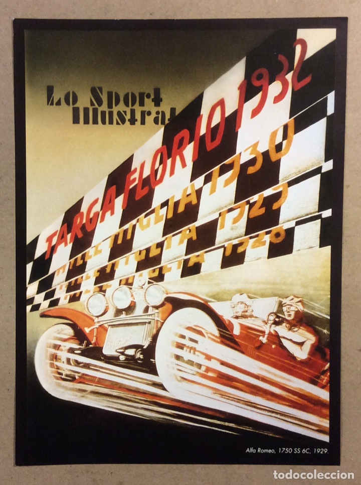 Automobili e Motociclette: ALFA ROMEO 1750 SS 6C, 1929. L&Aacute;MINAS PUBLICITARIA REPRODUCCI&Oacute;N ANTIGUO ANUNCIO