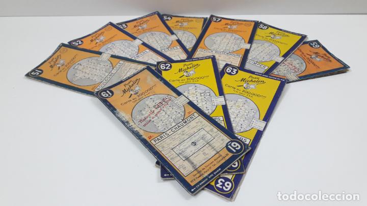 Carros e motociclos: DIFERENTES MAPAS DE MICHELIN . FRANCIA . ORIGINALES A&Ntilde;OS 50