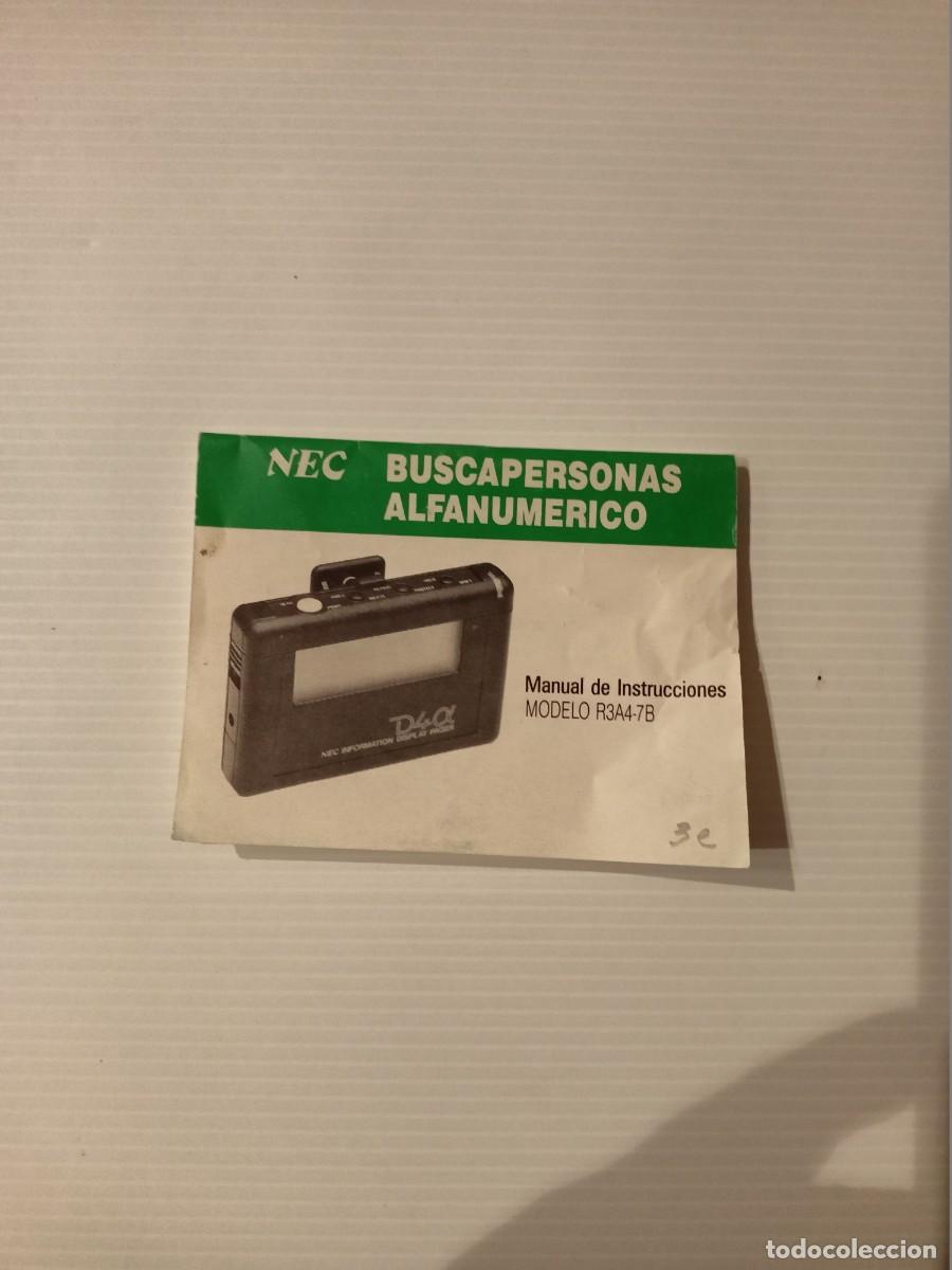 Cars and Motorcycles: Catalogo manuel de instrucciones busca personas ALFANUMERICO NEC modelo R3A4-7B
