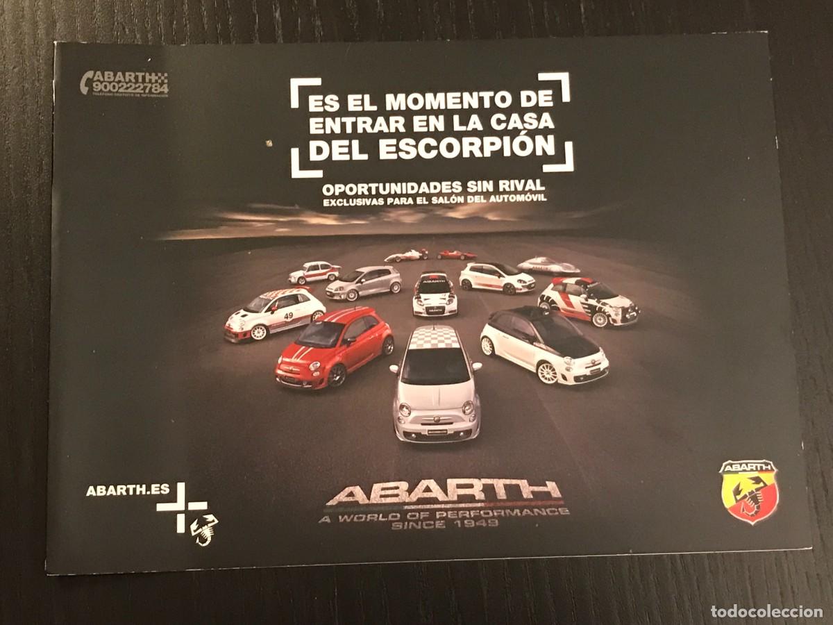 Coches y motocicletas: ABARTH 500 C PUNTO EVO TRIBUTO FERRARI 695 - CATALOGO PUBLICIDAD ORIGINAL - ESPA&Ntilde;OL