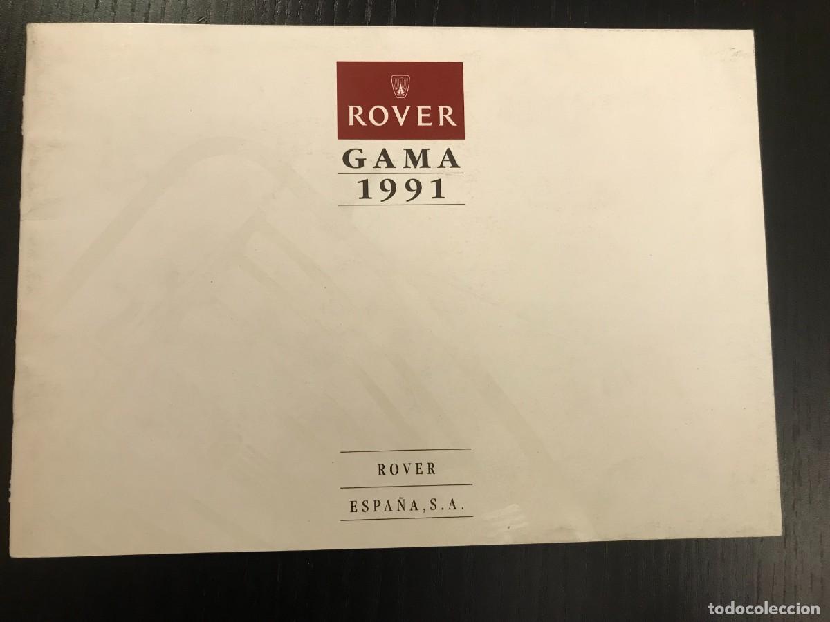 Coches y motocicletas: 1991 ROVER GAMA 100 114 216 GTI GSI 416 MONTEGO 827 STERLING VITESSE - CATALOGO PUBLICIDAD - ESPA&Ntilde;OL