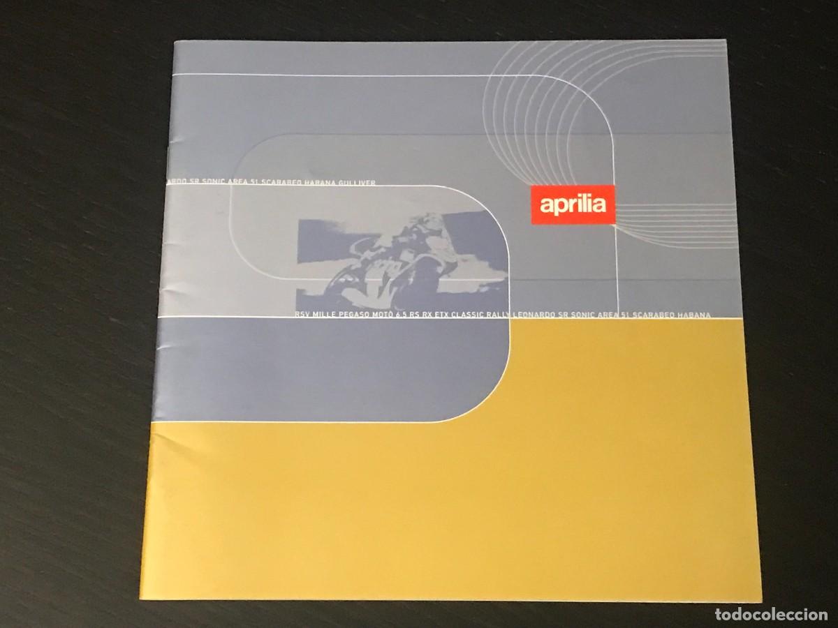 Coches y motocicletas: APRILIA GAMA -RSV MILLE PEGASO MOTO 6.5 RS TX ETX RALLY LEONARDO SCARABEO AREA - CATALOGO PUBLICIDAD