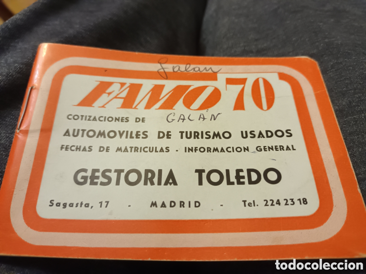 Coches y Motocicletas: 1970. CATALOGO DE TASACIONES DE VEHICULOS DE 1970, RENAULT, DODGE, CITROEN, ETC. MUY RARO. VER FOTO