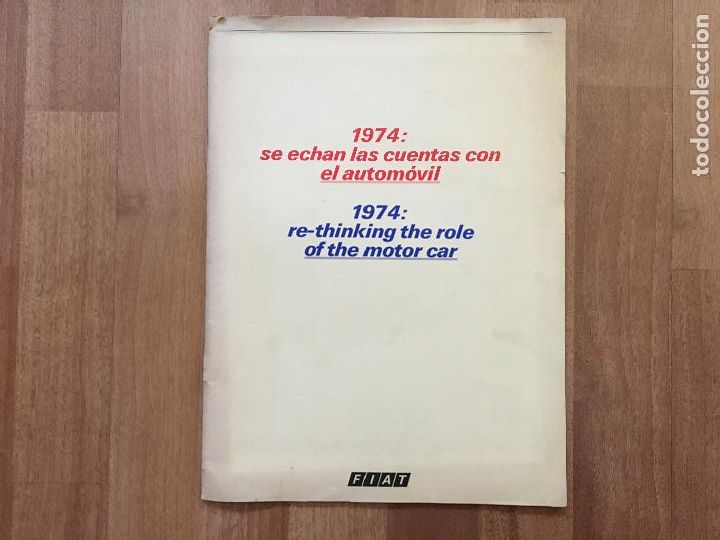 Coches y Motocicletas: ANTIGUO CATALOGO AUTOMOVIL DEL COCHE FIAT 126, 127, 128,124,132 GLS - A&Ntilde;O 1974