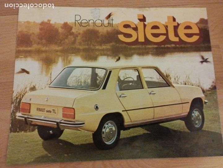 Coches y motocicletas: CATALOGO RENAULT SIETE 7 1975