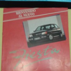 Coches y Motocicletas: FORD FIESTA CATALOGO PUBLICITARIO OFICIAL (ORIGINAL) 1988 BUEN ESTADO