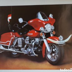 Coches y Motocicletas: PÓSTER VINTAGE MOTO HARLEY DAVIDSON HORNET 98X69 CM