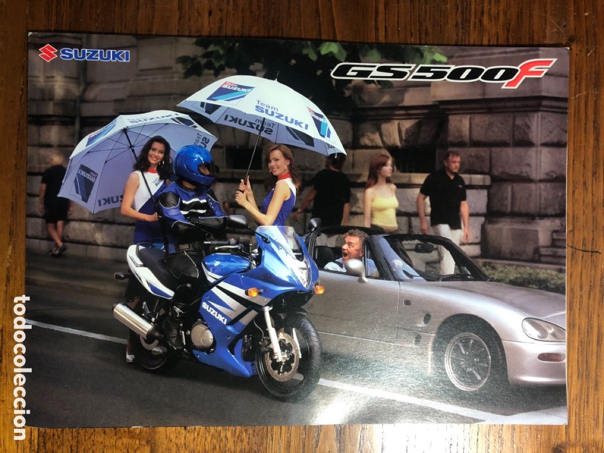 Coches y motocicletas: FOLLETO MOTO SUZUKI GS 500 F ( BROCHURE )