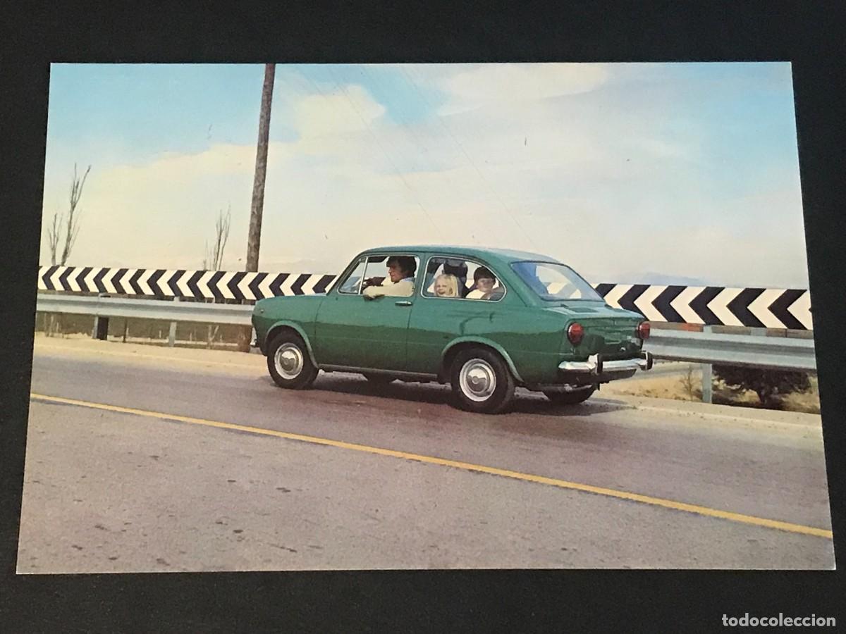 Coches y motocicletas: SEAT 850 BERLINA - TRASERA CON CARACTERISTICAS TECNICAS - EDITADA POR SEAT - TARJETA TIPO POSTAL