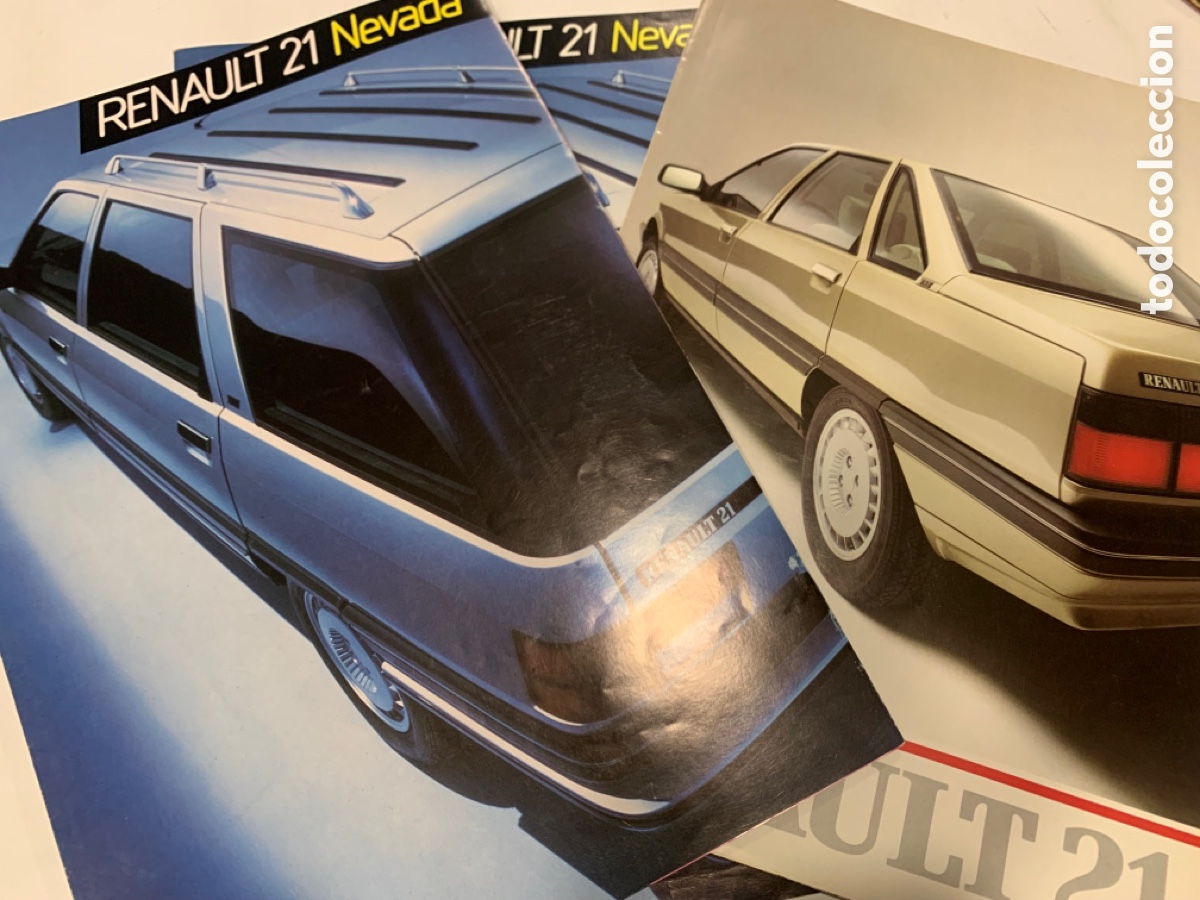 Autos und Motorr&auml;der: Lote Catalogo Renault 21 Nevada 1986