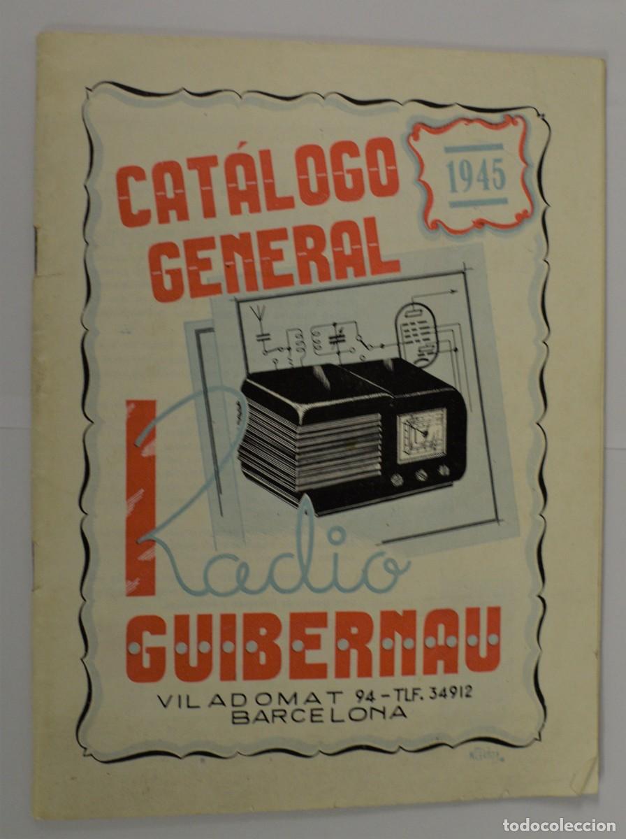 Carros e motociclos: INCREIBLE CATALOGO GENERAL DE RADIO GIBERNAU BARCELONA COMPLETO