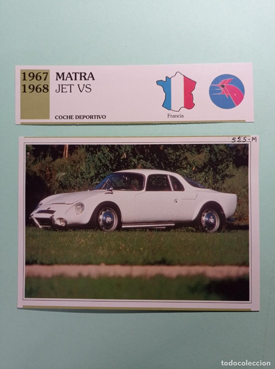 Automobili e Motociclette: FICHA: MATRA JET VS 1967 68. DEPORTIVO. AUTOS DE COLECCI&Oacute;N. PLANETA AGOSTINI, 1992. RECORTADA
