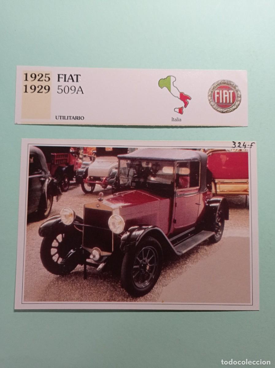 Coches y Motocicletas: FICHA: FIAT 509A 1925 29. UTILITARIO. AUTOS DE COLECCI&Oacute;N. PLANETA AGOSTINI, 1992. RECORTADA