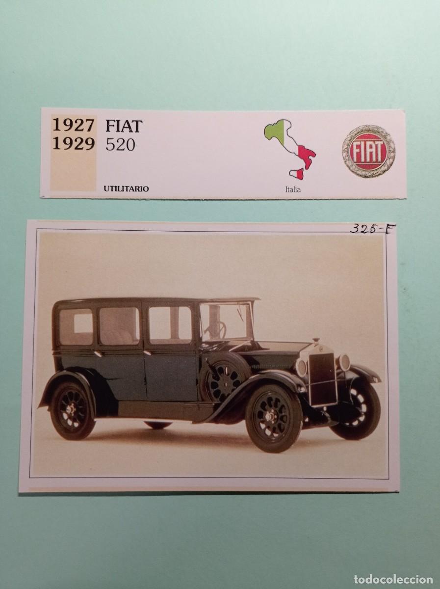 Coches y Motocicletas: FICHA: FIAT 520 1927 29. UTILITARIO. AUTOS DE COLECCI&Oacute;N. PLANETA AGOSTINI, 1992. RECORTADA