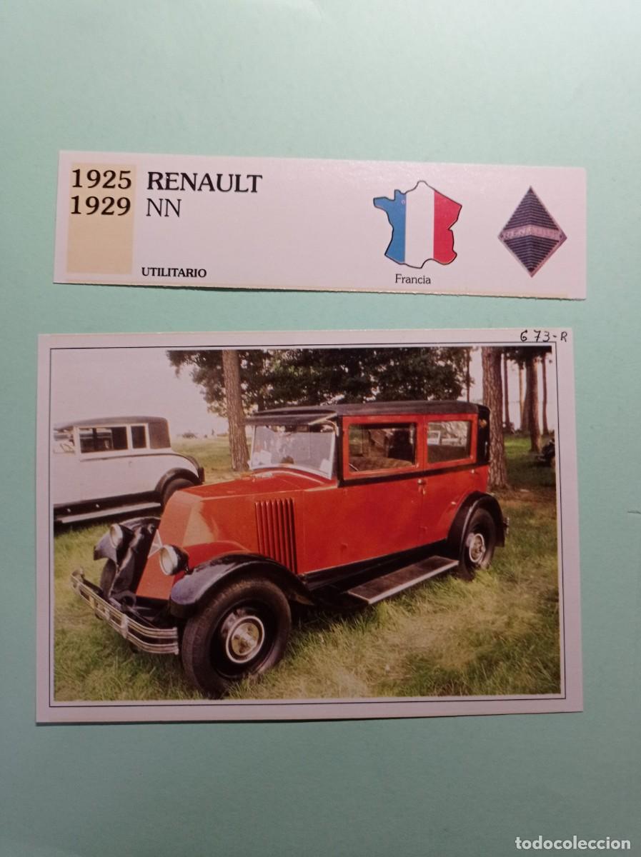 Automobili e Motociclette: FICHA: RENAULT NN 1925 29. UTILITARIO. AUTOS DE COLECCI&Oacute;N. PLANETA AGOSTINI, 1992. RECORTADA. VER +