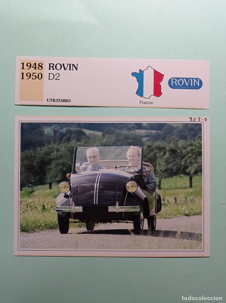 Automobili e Motociclette: FICHA: ROVIN D2 1948 50. UTILITARIO. AUTOS DE COLECCI&Oacute;N. PLANETA AGOSTINI, 1992. RECORTADA