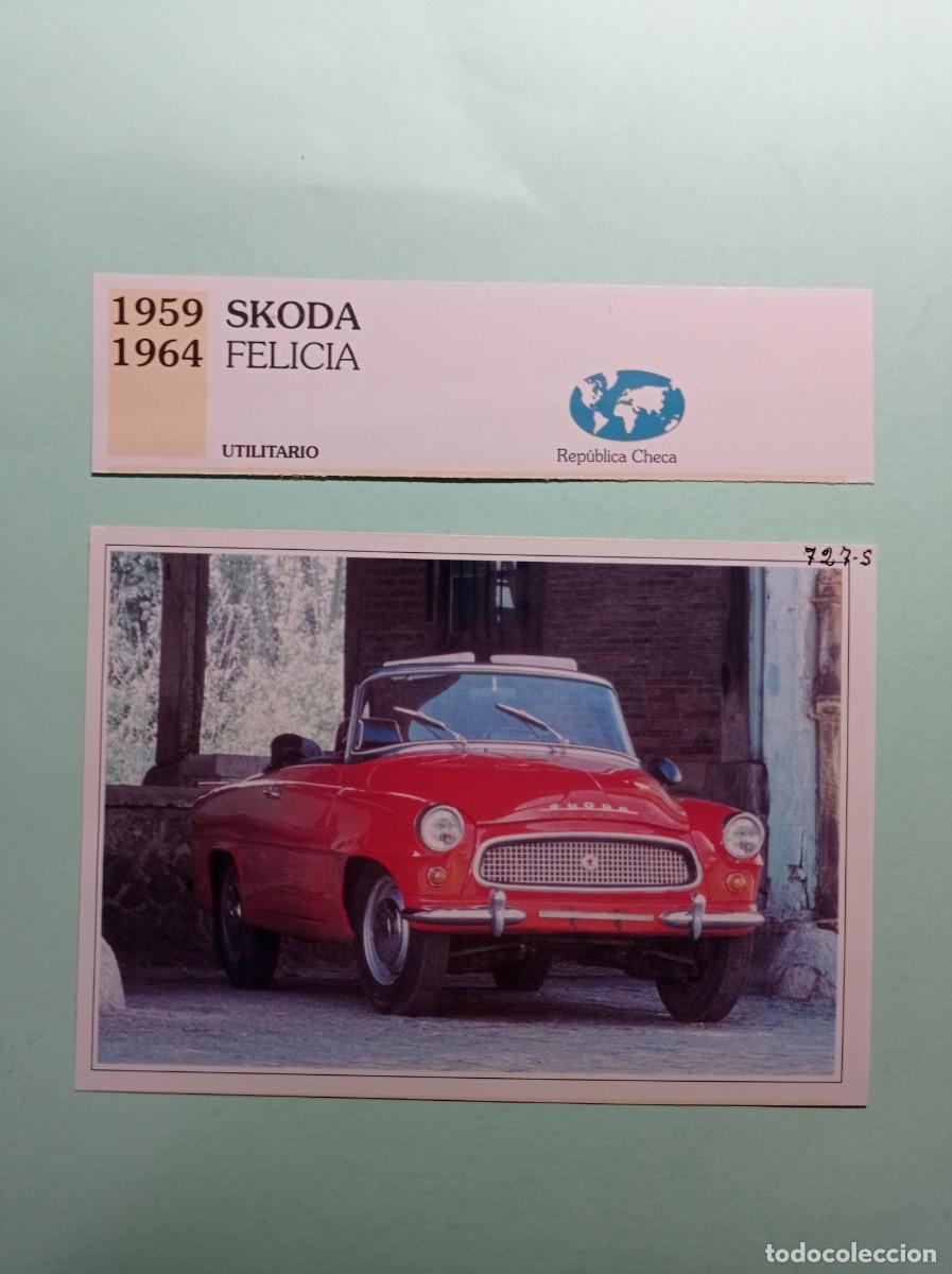 Automobili e Motociclette: FICHA: SKODA FELICIA 1959 64. UTILITARIO. AUTOS DE COLECCI&Oacute;N. PLANETA AGOSTINI, 1992. RECORTADA