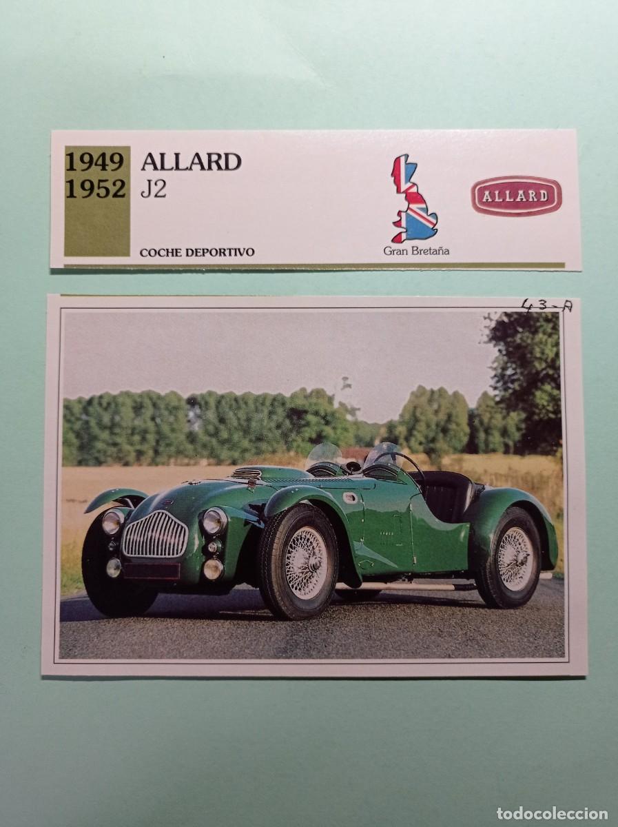 Automobili e Motociclette: FICHA: ALLARD J2 1949 52. DEPORTIVO. AUTOS DE COLECCI&Oacute;N. PLANETA AGOSTINI, 1992. RECORTADA