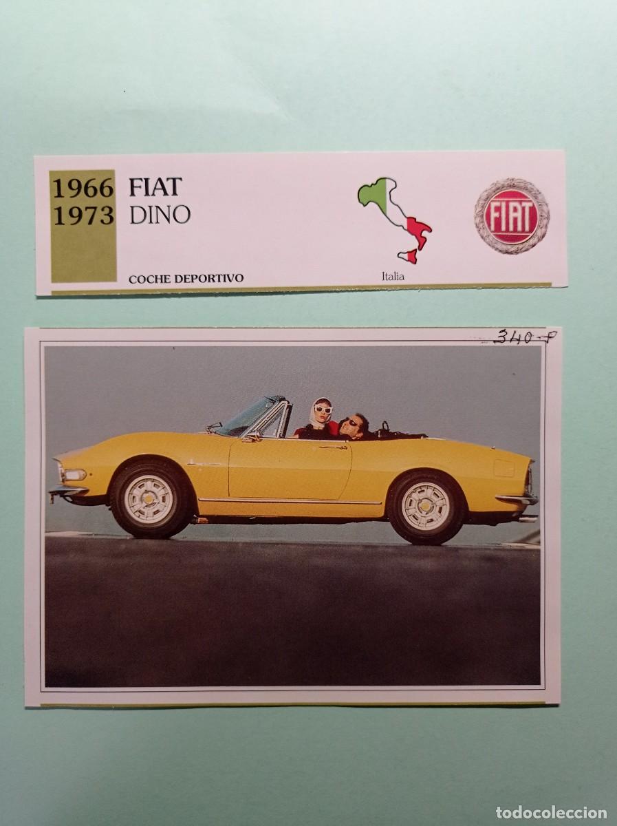 Coches y Motocicletas: FICHA: FIAT DINO 1966 73 DEPORTIVO. AUTOS DE COLECCI&Oacute;N. PLANETA AGOSTINI, 1992. RECORTADA
