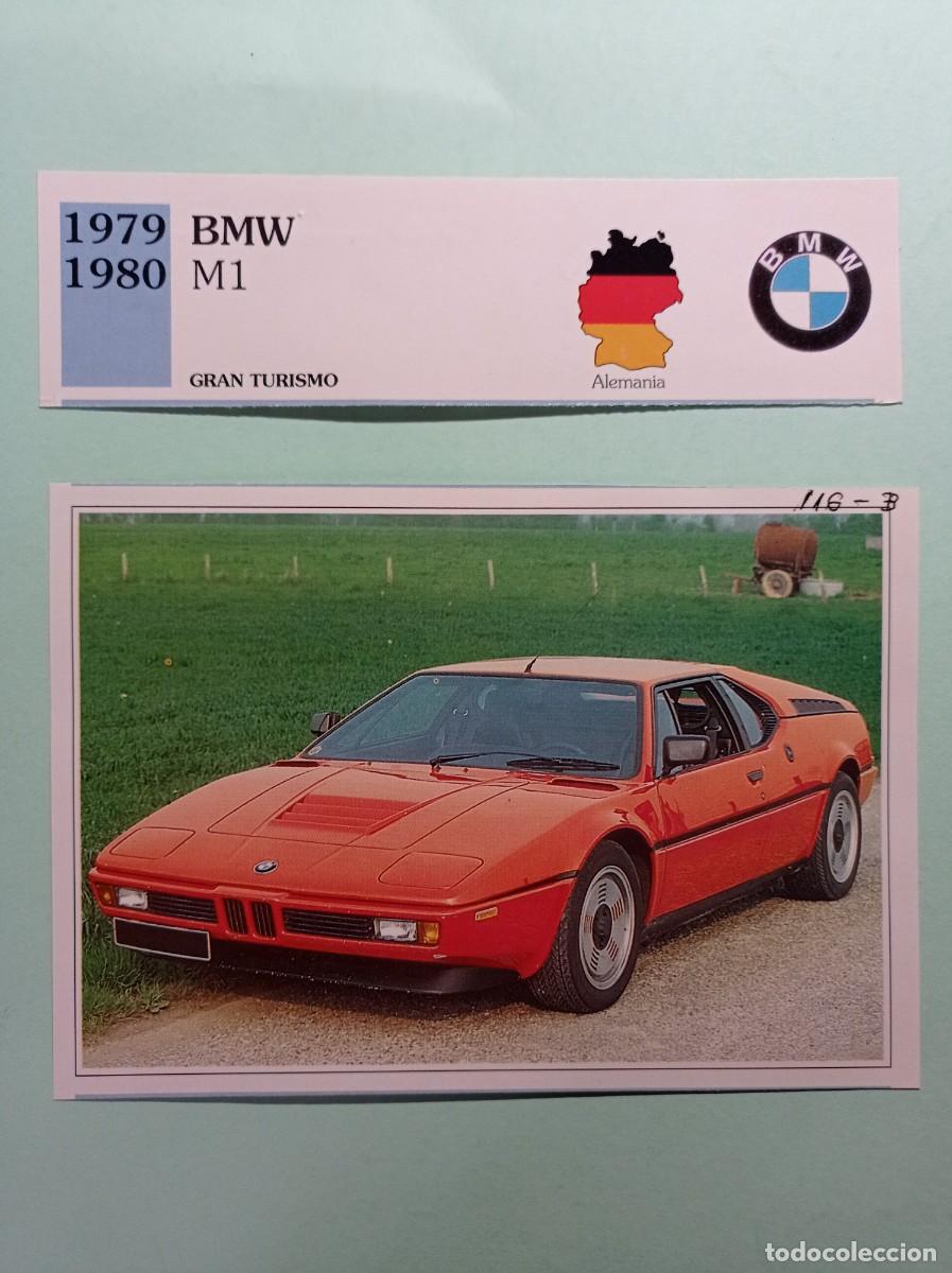 Coches y Motocicletas: FICHA: BMW M1 1979 80 TURISMO. AUTOS DE COLECCI&Oacute;N. PLANETA AGOSTINI, 1992. RECORTADA