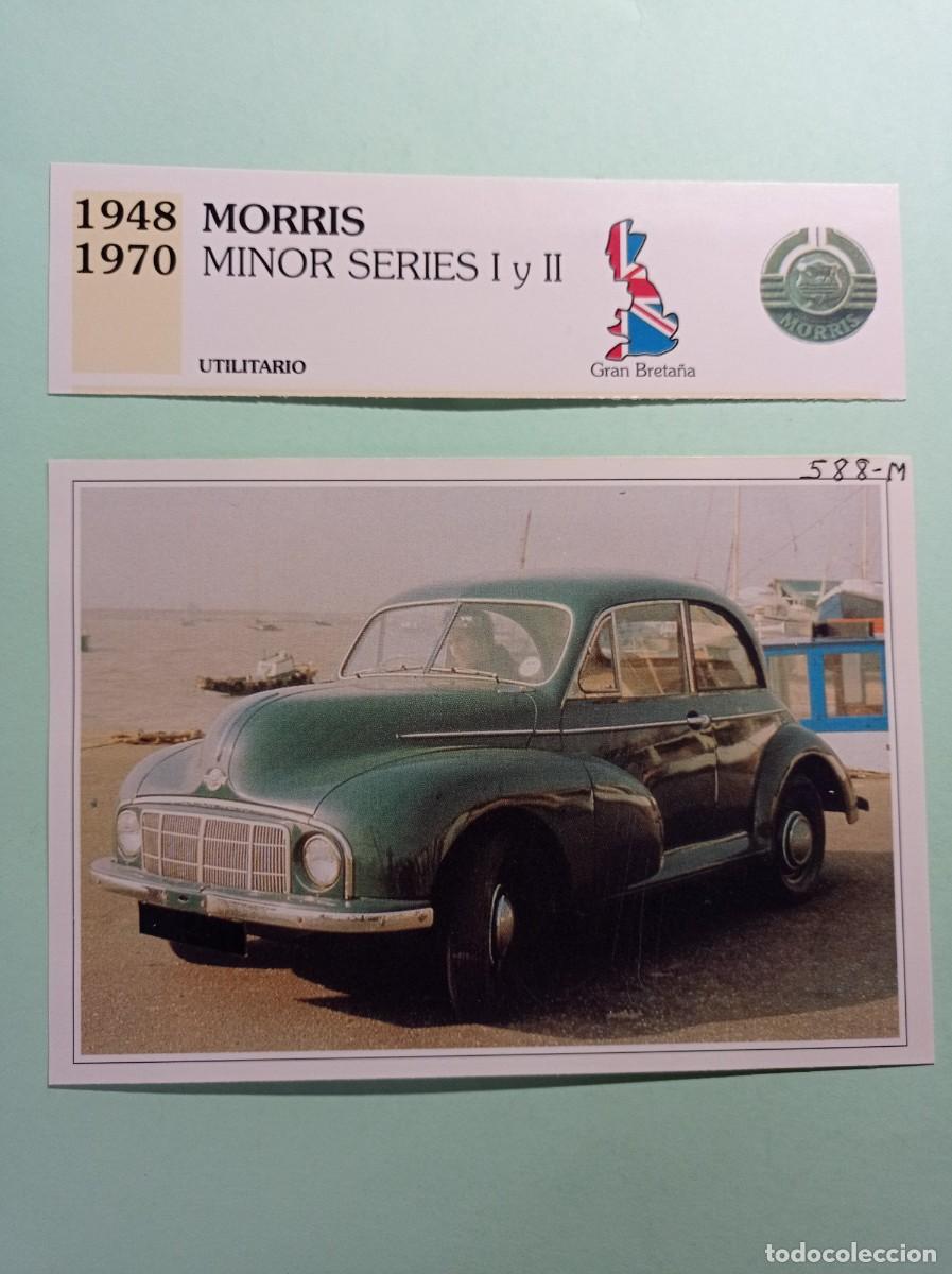 Automobili e Motociclette: FICHA: MORRIS MINOR SERIES 1948 70 UTILITARIO. AUTOS DE COLECCI&Oacute;N. PLANETA AGOSTINI, 1992. RECORTADA