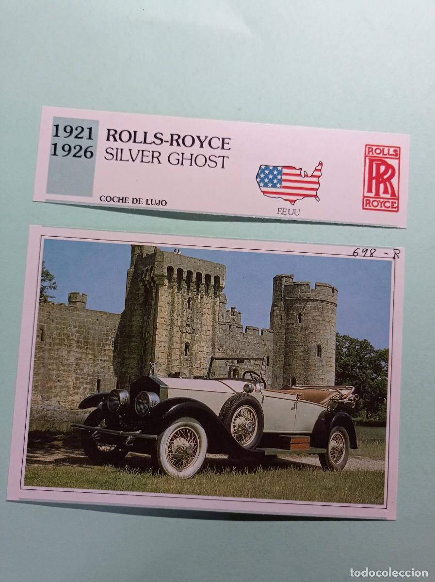 Automobili e Motociclette: FICHA: ROLLS ROYCE SILVER GHOST 1921 26 LUJO. AUTOS DE COLECCI&Oacute;N. PLANETA AGOSTINI, 1992. RECORTADA