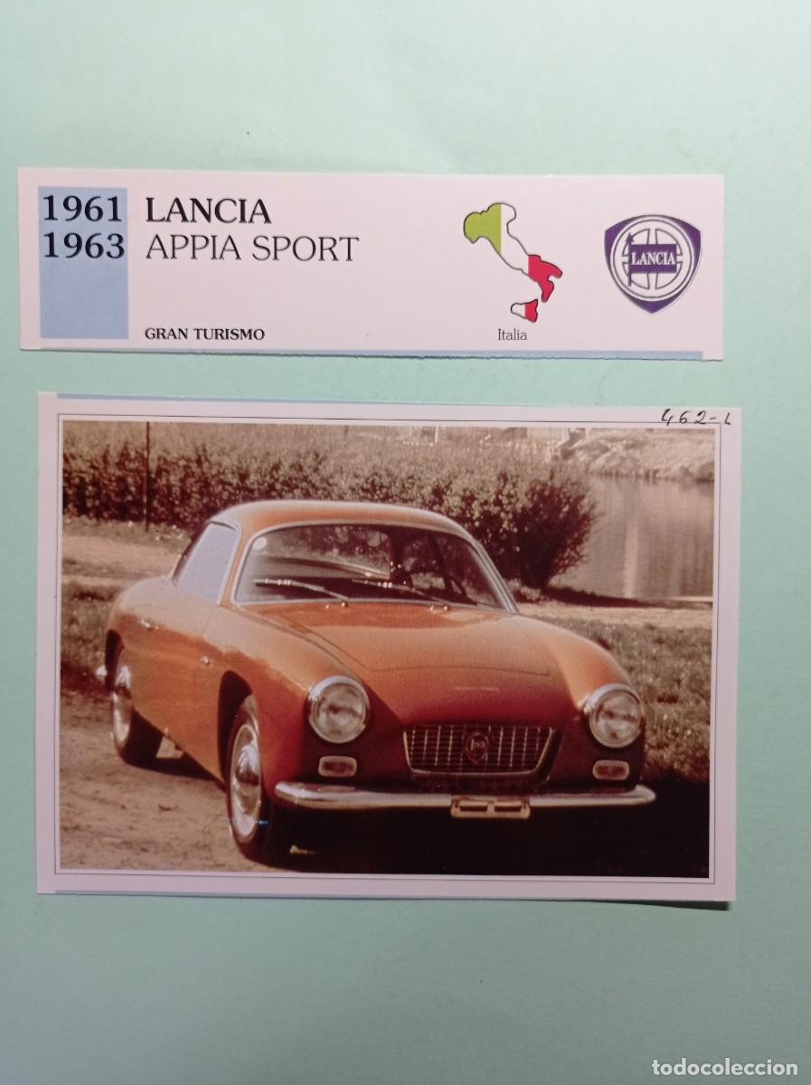 Automobili e Motociclette: FICHA: LANCIA APPIA SPORT 1961 63 TURISMO. AUTOS DE COLECCI&Oacute;N. PLANETA AGOSTINI, 1992. RECORTADA