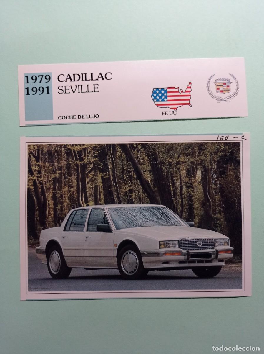 Automobili e Motociclette: FICHA: CADILLAC SEVILLE 1979 91. LUJO. AUTOS DE COLECCI&Oacute;N. PLANETA AGOSTINI, 1992. RECORTADA