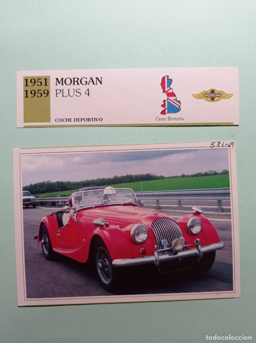 Automobili e Motociclette: FICHA: MORGAN PLUS 4 1951 59. DEPORTIVO. AUTOS DE COLECCI&Oacute;N. PLANETA AGOSTINI, 1992. RECORTADA