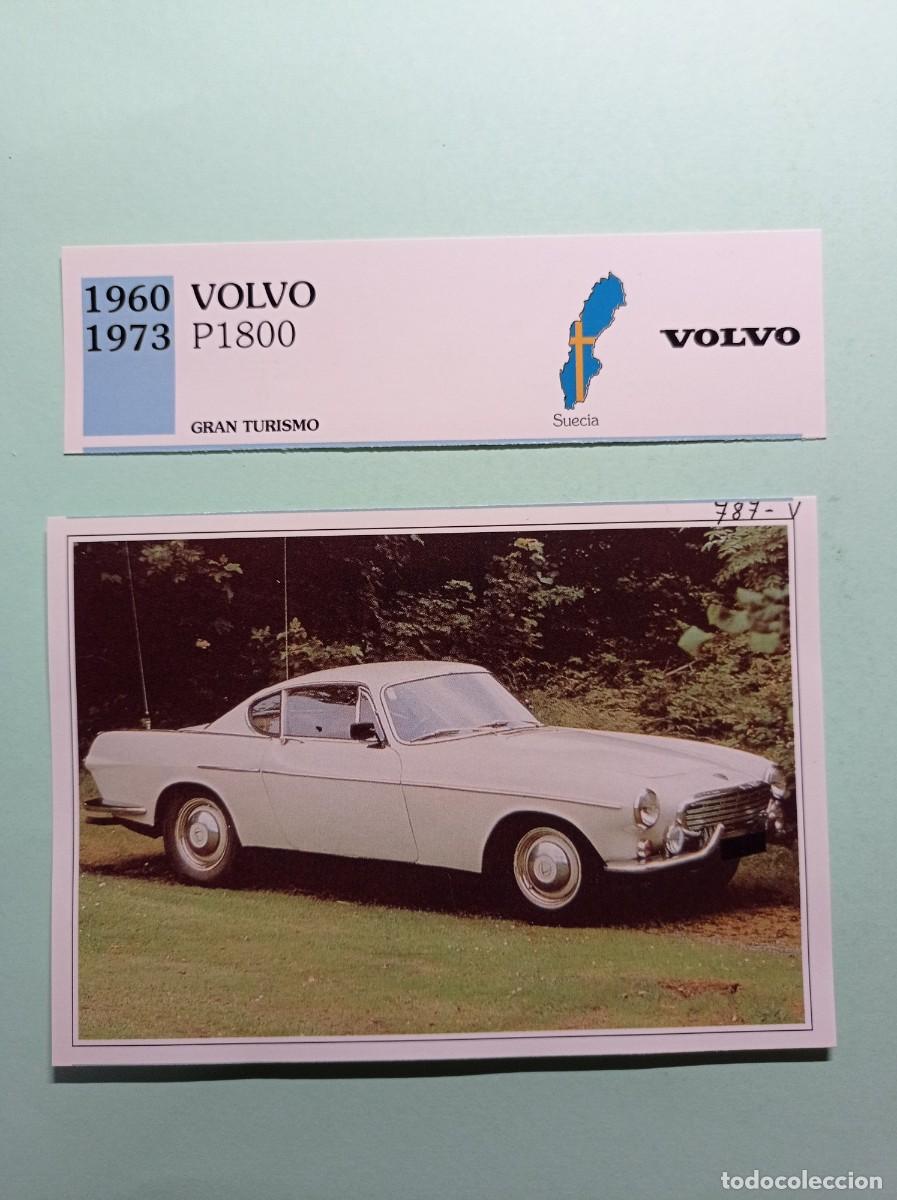 Automobili e Motociclette: FICHA: VOLVO P1800 1960 1973. TURISMO. AUTOS DE COLECCI&Oacute;N. PLANETA AGOSTINI, 1992. RECORTADA