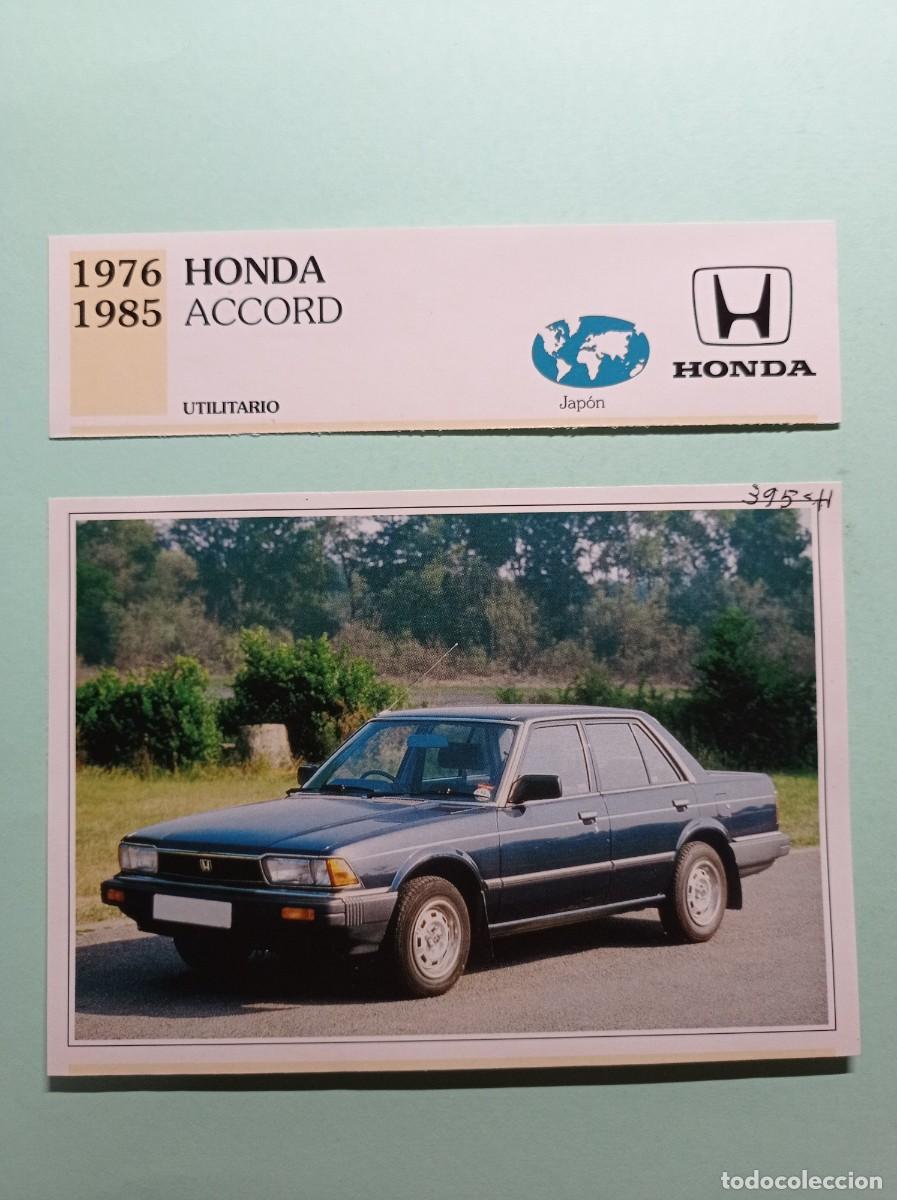 Coches y Motocicletas: FICHA: HONDA ACCORD 1976 1985. UTILITARIO. AUTOS DE COLECCI&Oacute;N. PLANETA AGOSTINI, 1992. RECORTADA