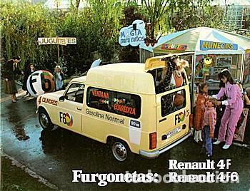 Voitures et Motocyclettes: RENAULT 4 F F6 CATALOGO PUBLICIDAD OFICIAL