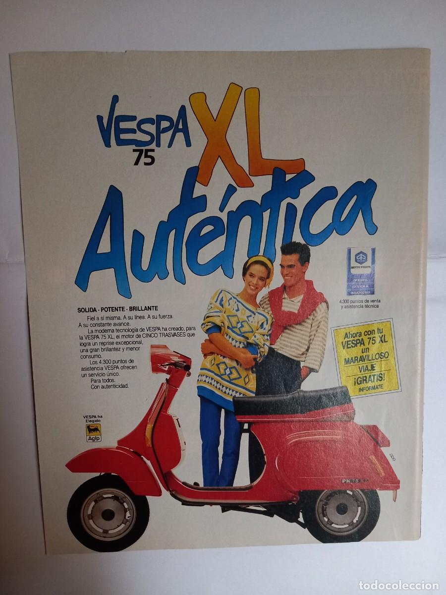 Coches y Motocicletas: ANUNCIO VESPA 75 XL AUTENTICA