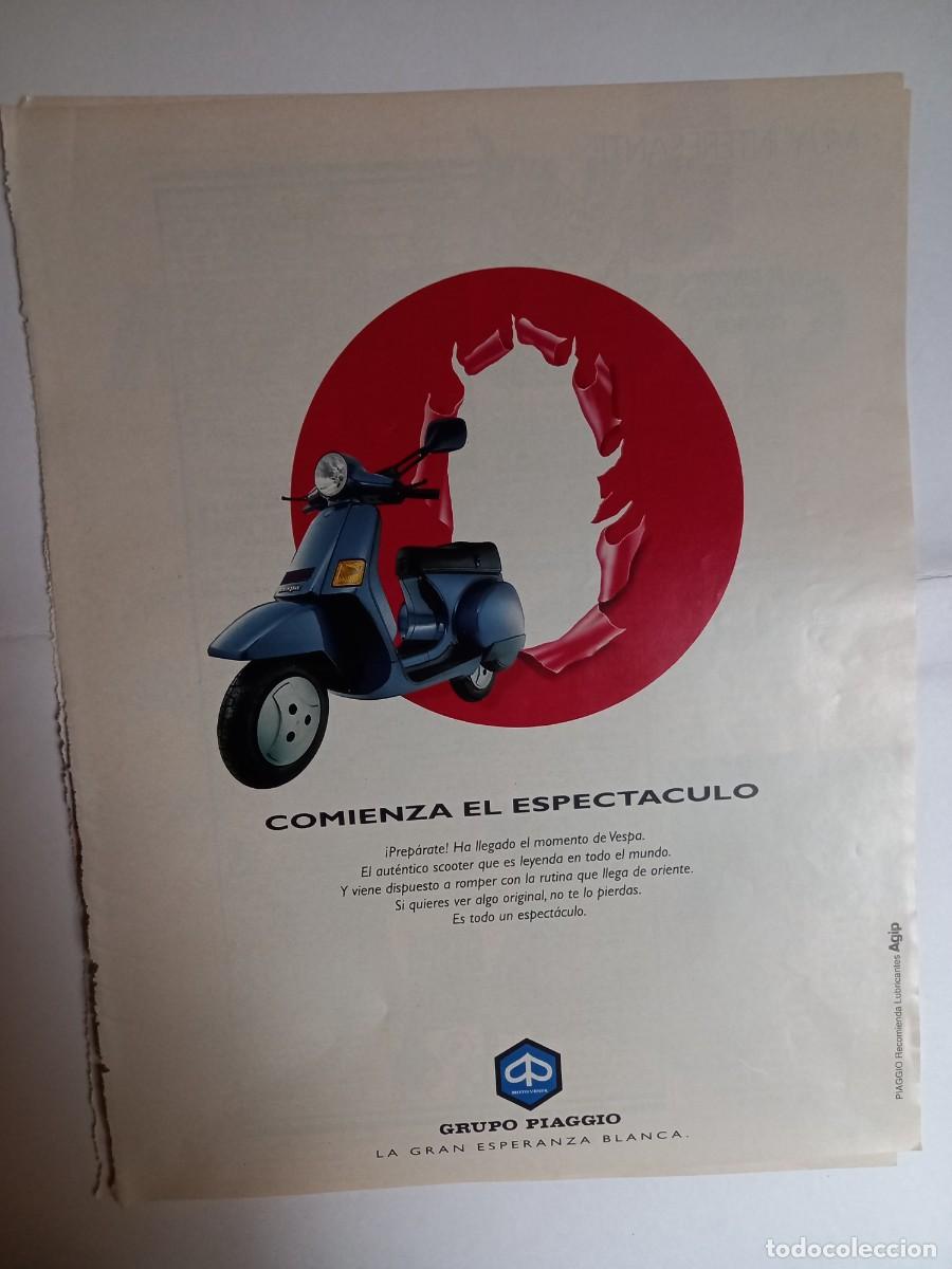 Coches y Motocicletas: ANUNCIO MOTO VESPA AUTENTICO SCOOTER DE PIAGGIO