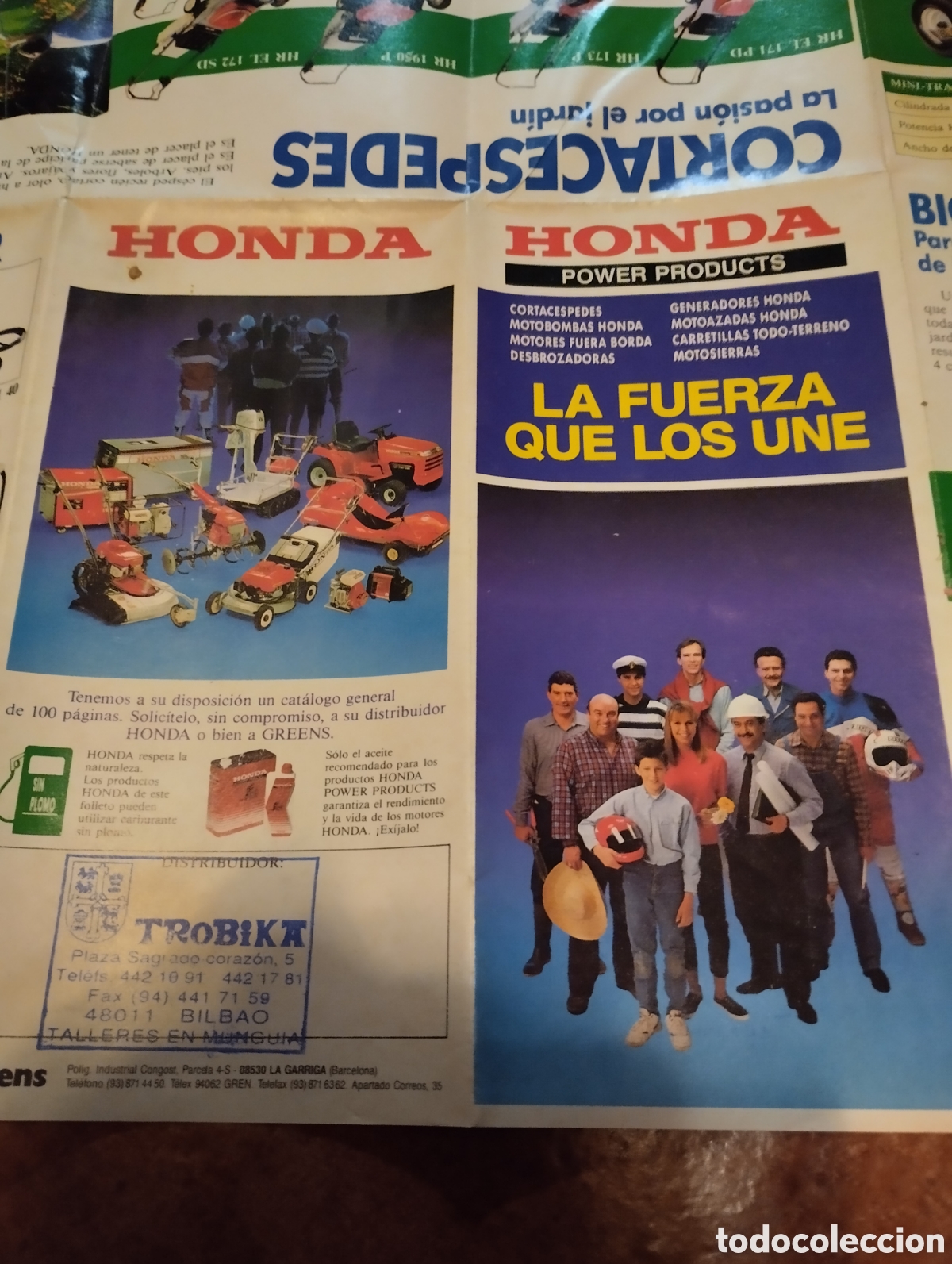 Coches y Motocicletas: CATALOGO &rdquo;HONDA&rdquo; PUBLICIDAD
