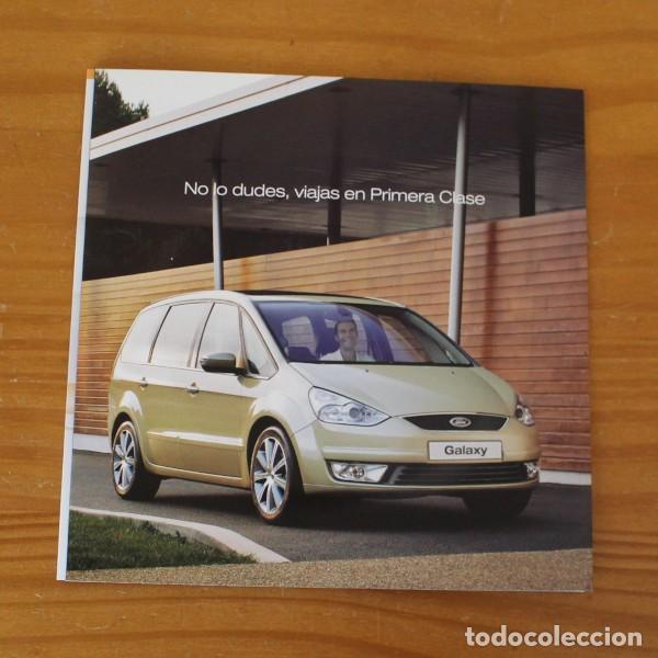 Coches y Motocicletas: CATALOGO PUBLICIDAD FORD GALAXY CUADRIPTICO INCLUYE DVD
