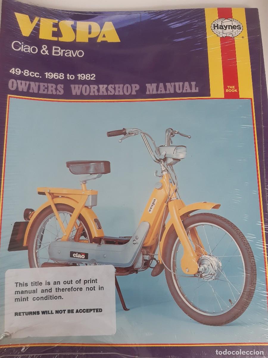 Coches y Motocicletas: Moto Vespa Ciao Bravo Haynes manual taller ingles