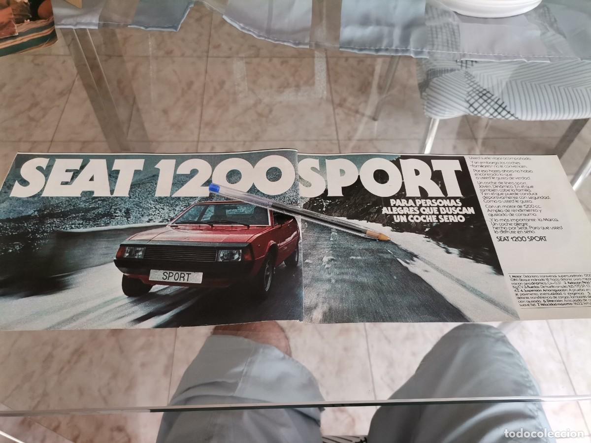 Coches y motocicletas: COCHE SEAT 1200 SPORT ANUNCIO PUBLICIDAD REVISTA 1975