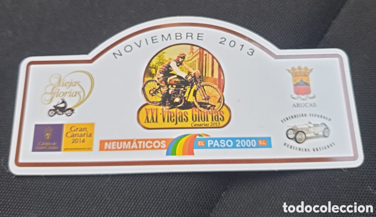 Automobili e Motociclette: Pegatina 2013 concentraci&oacute;n motos Viejas Glorias