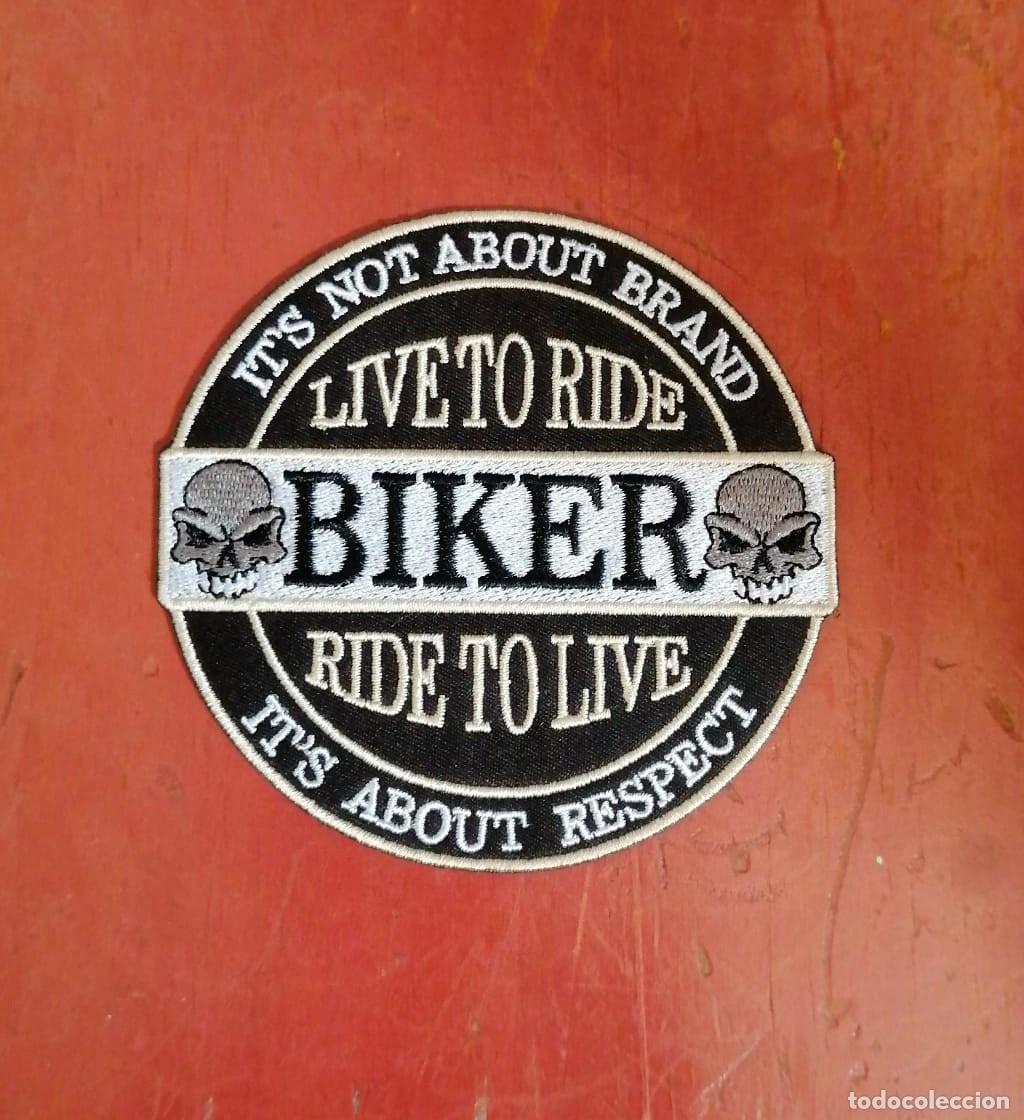 Cars and Motorcycles: PARCHE BORDADO LIVE TO RIDE BIKER - HARLEY - ROCKERS MC 1%