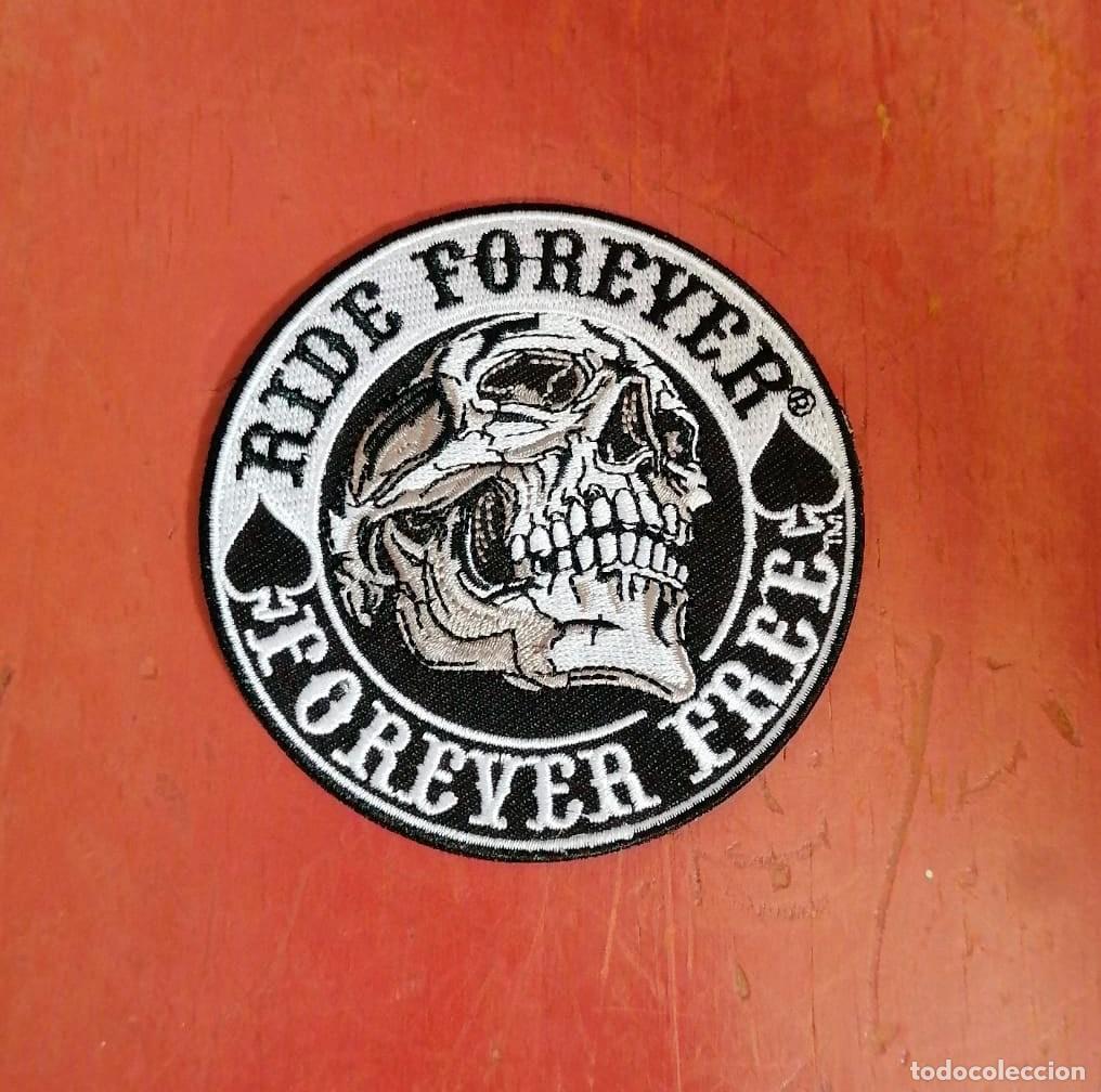 Automobili e Motociclette: PARCHE BORDADO RIDE FOREVER - BIKER - HARLEY - ROCKERS MC 1%