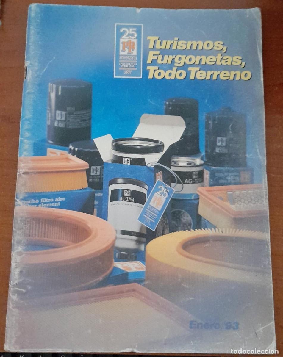 Automobili e Motociclette: CAT&Aacute;LOGO DE FILTROS PBR PARA TURISMOS, FURGONETAS Y TODO TERRENOS, ENERO DE 1993