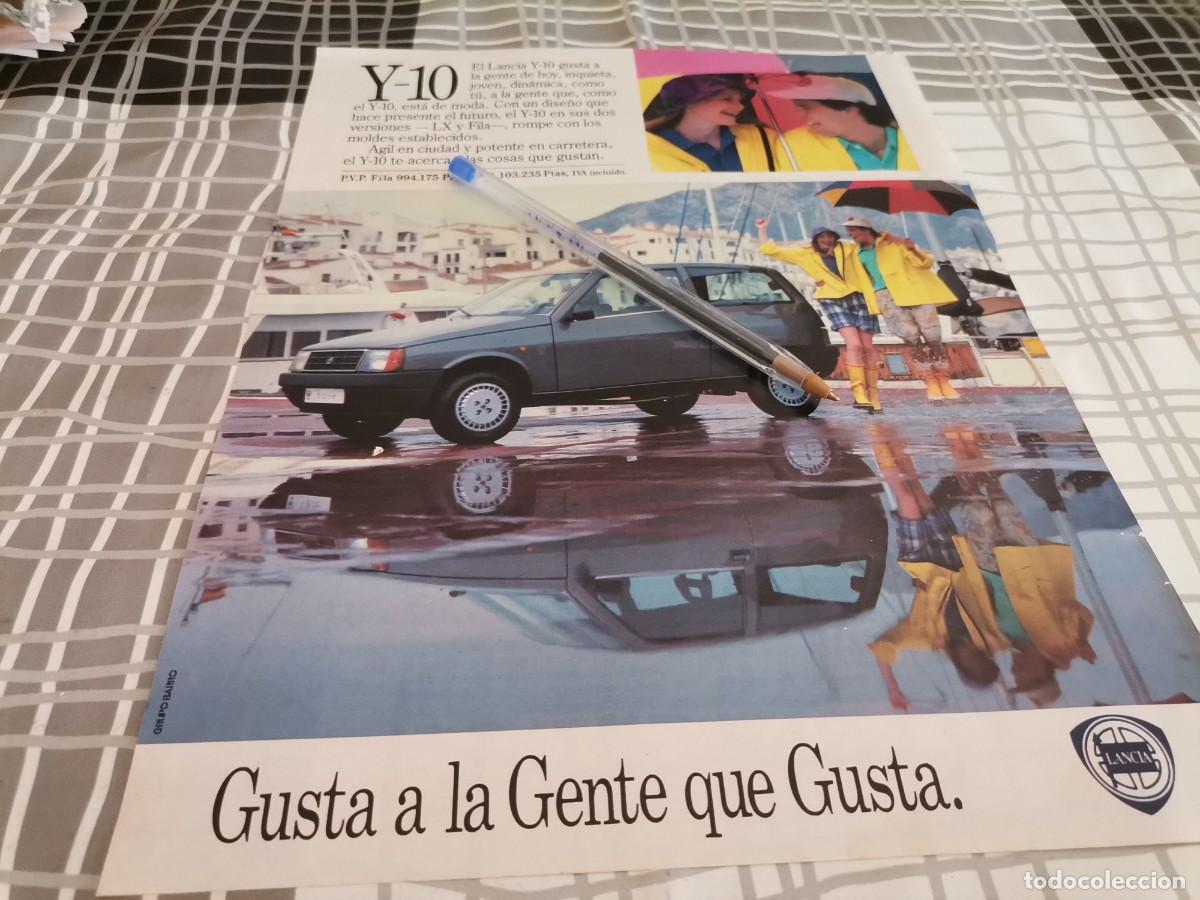 Coches y Motocicletas: COCHE LANCIA Y - 10 ANUNCIO PUBLICIDAD REVISTA 1988