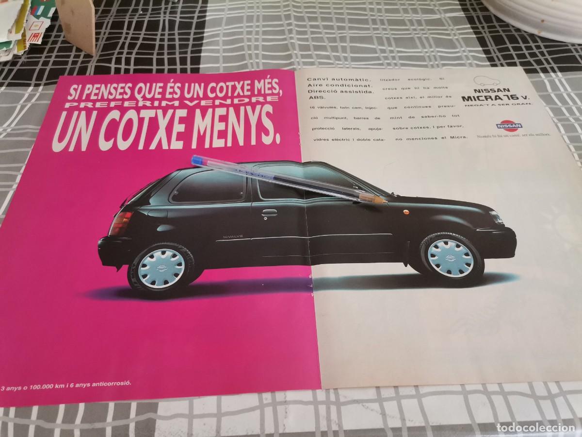 Coches y Motocicletas: COCHE NISSAN MICRA 16 V. ANUNCIO PUBLICIDAD EN CATALAN 1993